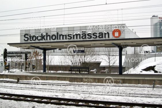 Älvsjö station with Stockholm international fairs in master 2