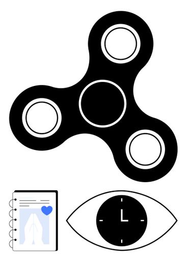 Fidget Spinner, Clock in Eye, and Health Planner...