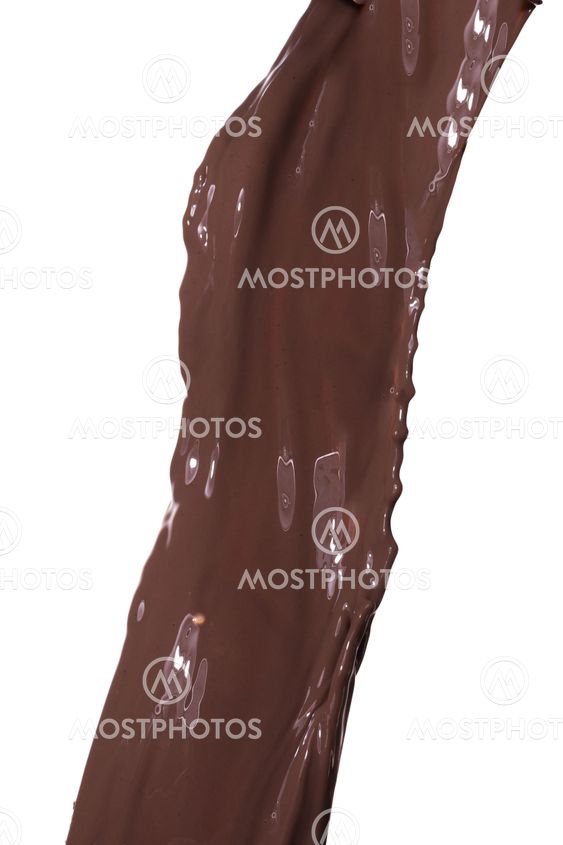 melted dark chocolate