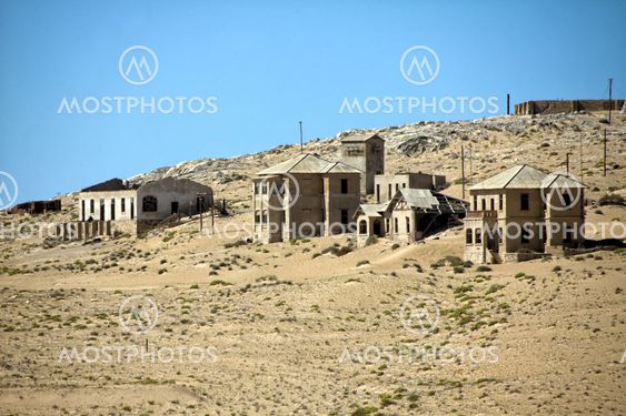 town of kolmanskop near luderitz namibia africa