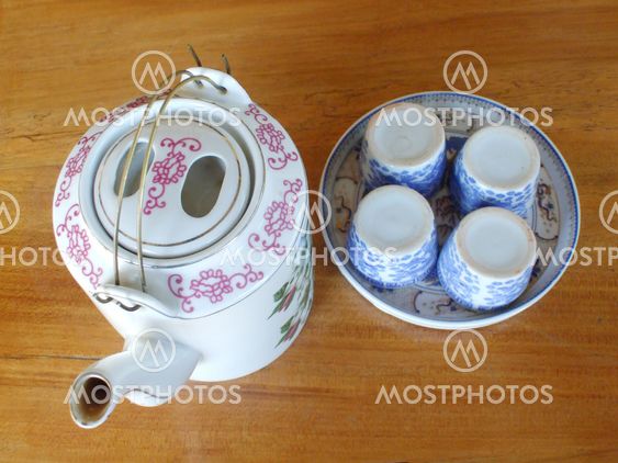 Cup of tea and a glass of tea