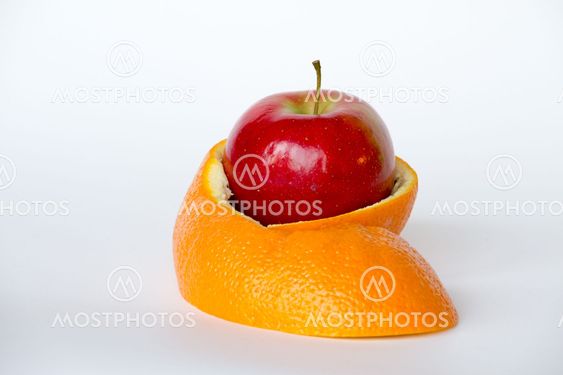 Hiding inside an orange skin