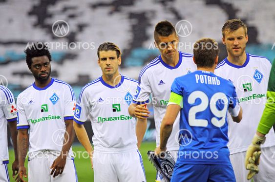 Football game FC Dynamo Kyiv vs FC Dnipro