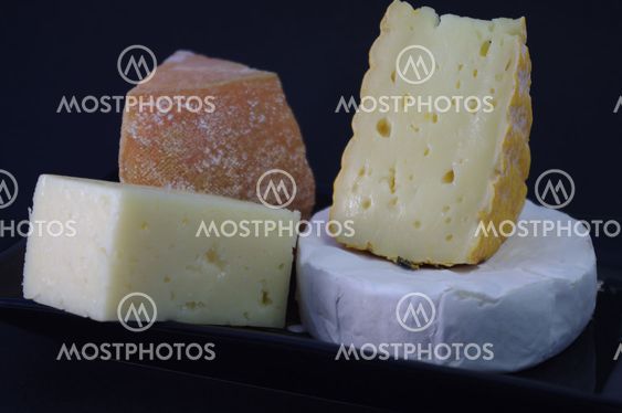 Delicacies. Hard and soft cheese varieties