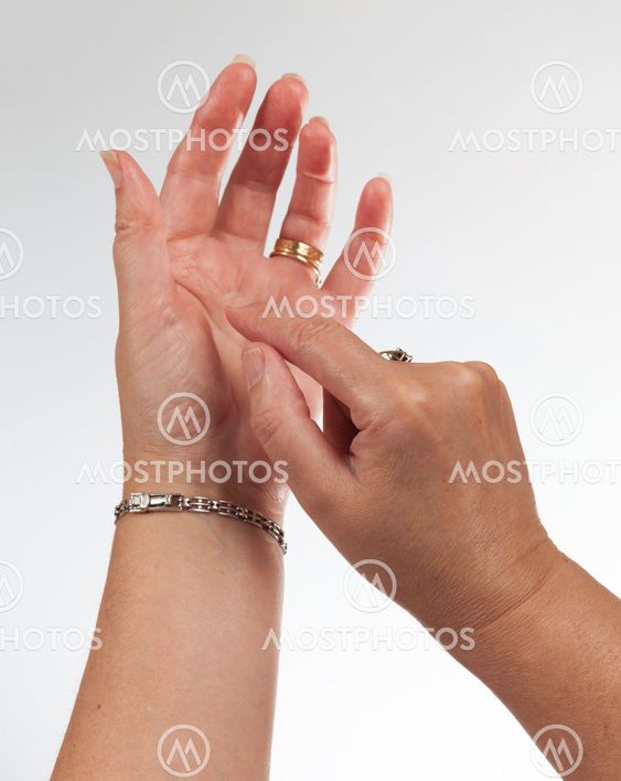 Male hand holding invisible smartphone