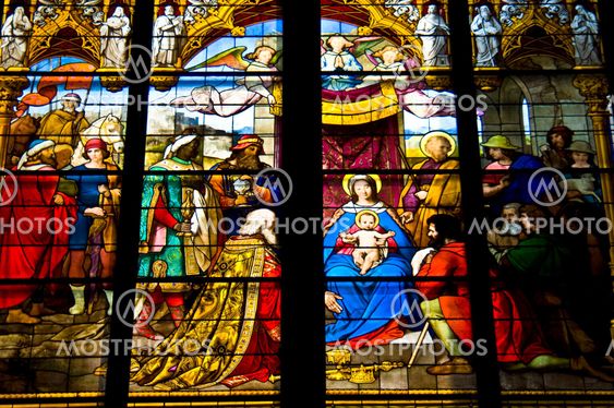 Stained glass windows