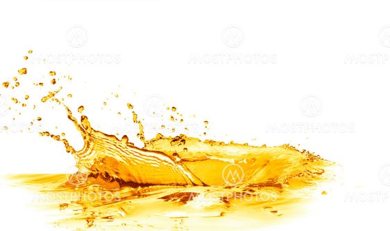 orange juice splash
