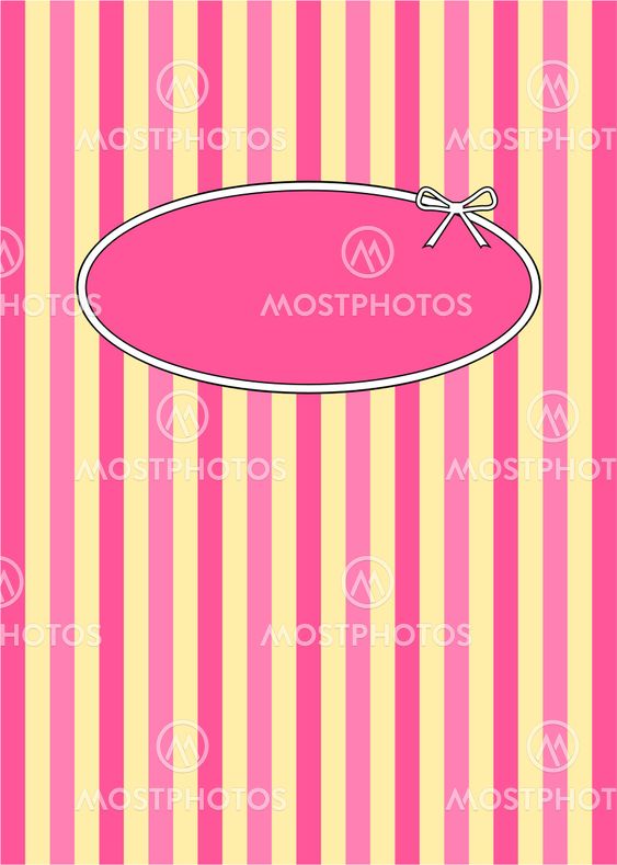 50s Retro Raspberries and Cream Candy Stripes