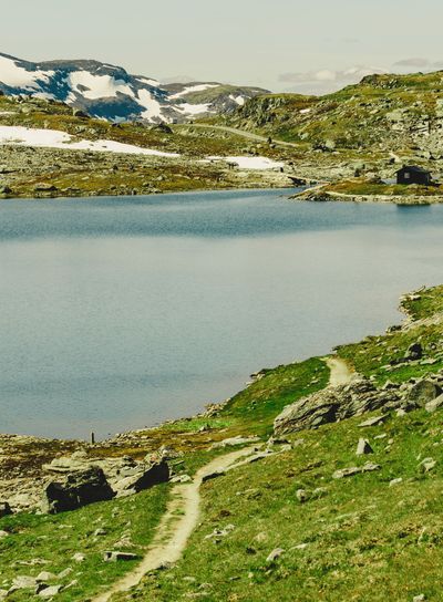 Mountains landscape. Norwegian route Sognefjellet