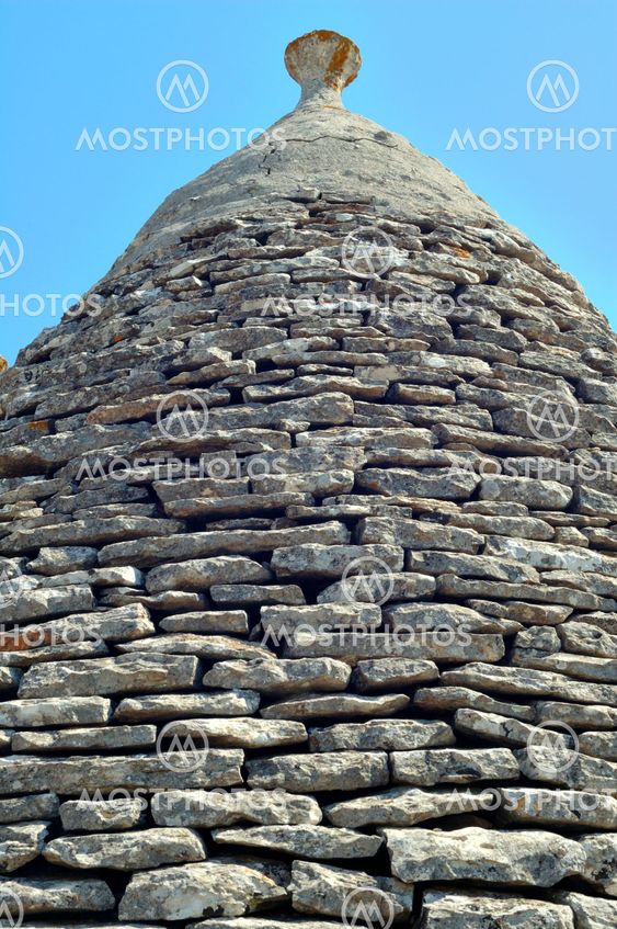 Detail of the cover of trullo