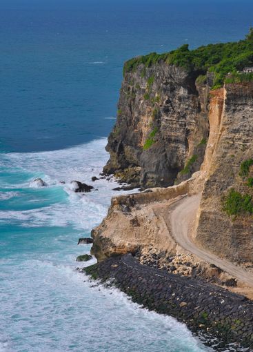 Coast at Uluwatu, Bali, Indonesia.