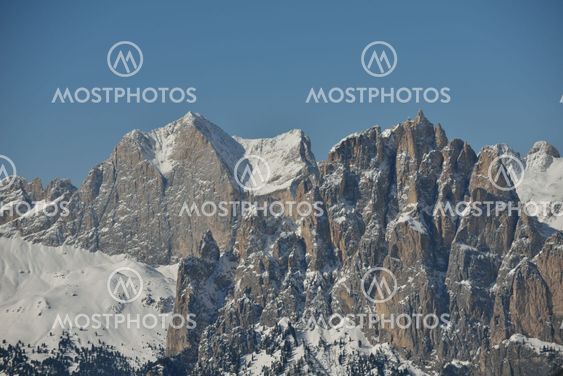 mountain winter nature