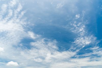 Blue sky background with clouds. Nature and Background...