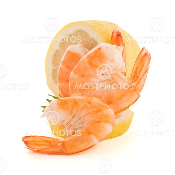 Shrimp with lime