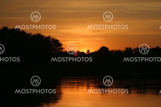 Sunset on the River