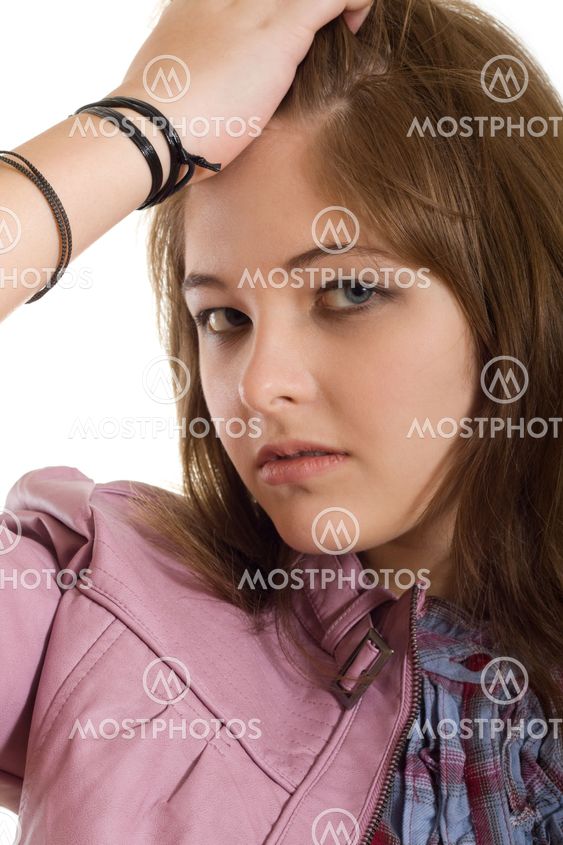 Portrait of girl in casual