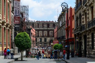Mexico city historic buildings