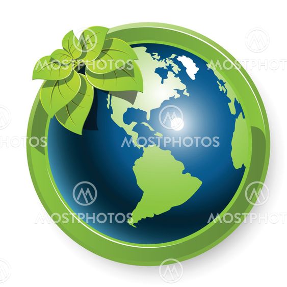 globe with flower