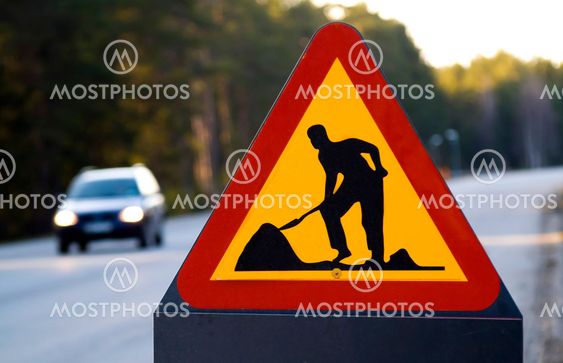 roadworks/vägarbete