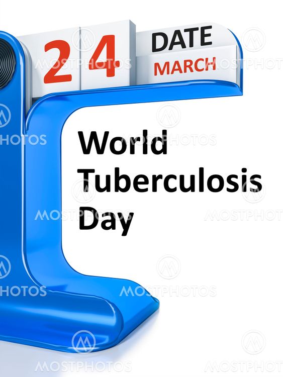 vintage calendar World Tuberculosis Day