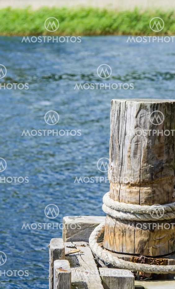 Wooden pole