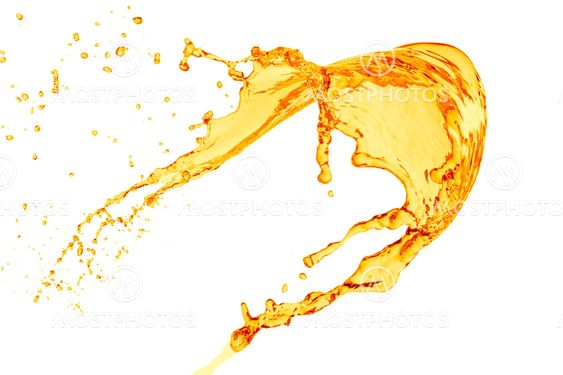 orange juice splash