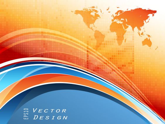 bright corporate vector frame. Eps10