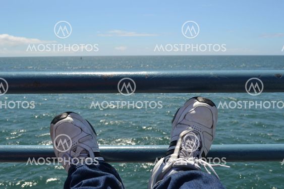 Resting by the sea