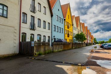 Medieval and Hansa inspired living area Jakriborg in...