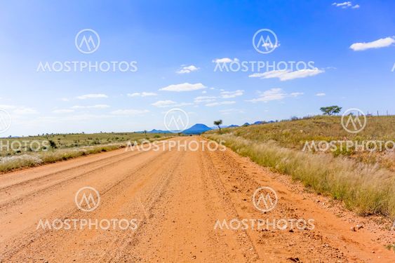 Landscape near Windhoek in South Africa