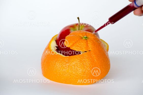 Gene editing an orange