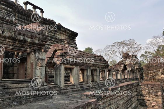 Ancient temple of Baphuon, in Angkor.