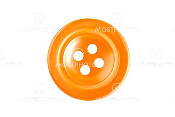 Yellow sewing button macro
