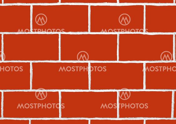 Fresh Built Brick Wall