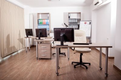 Empty modern business office