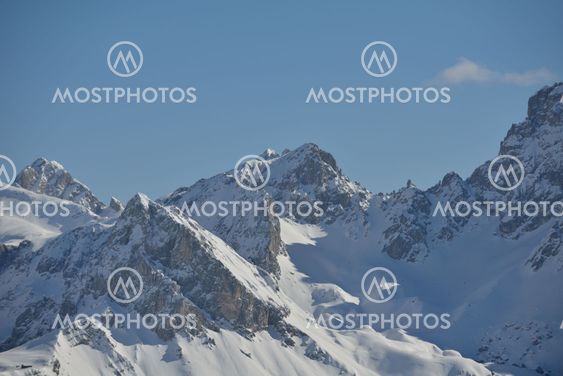 mountain winter nature