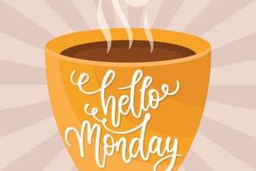 Hello monday background