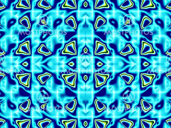 Light blue pattern fractal - wallpaper