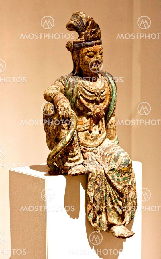 Old statuette of Indian Goddess