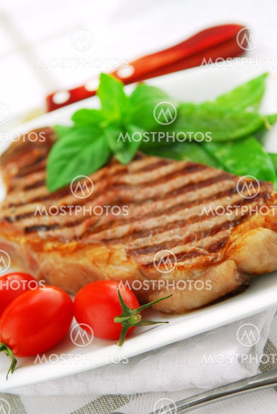 Grilled steak