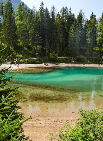 The Pragser Wildsee at daylight