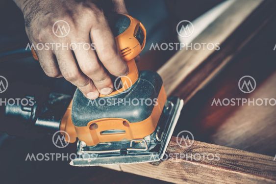 male carpenter at work