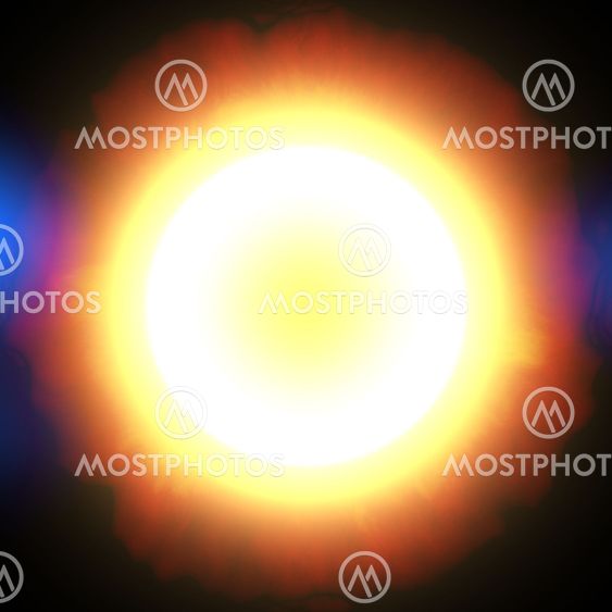 Supernova räjähtää deep Space