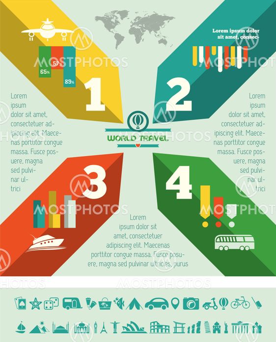 Travel Infographic Template.