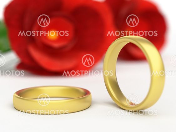 Wedding Rings Shows Find Love And Adoration