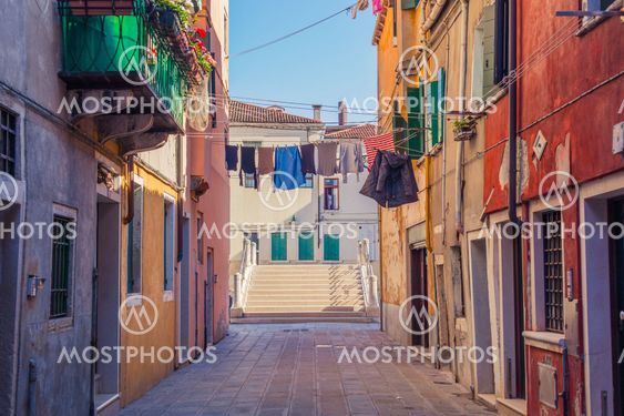 Linen in Venice streets