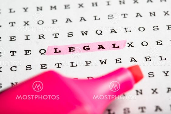 Text marker on word puzzle - Newsletter