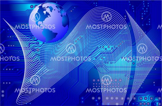 global communication - vector