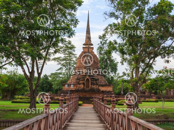 Sukhothai historical park, the old town