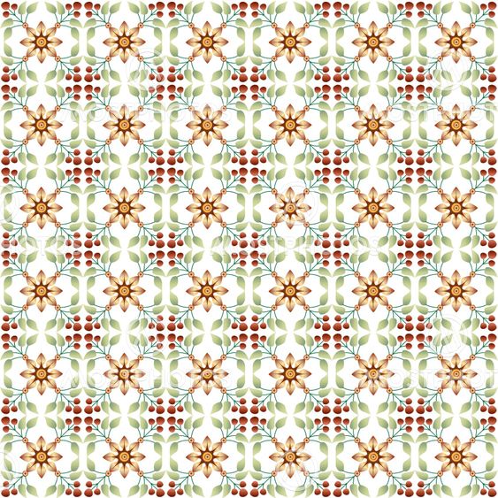 vector seamless floral islamic pattern